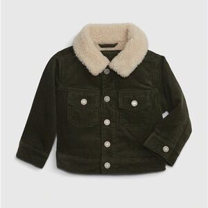 Gap Baby Boy Sherpa Corduroy Icon Jacket 18-24 months